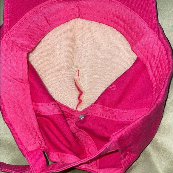 Vintage Victoria’s Secret PINK embellished studs bling Baseball Cap fashion Hat - Picture 4 of 9